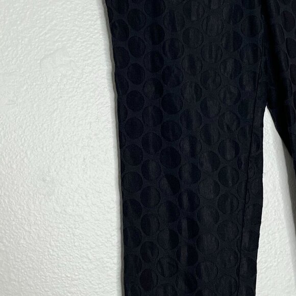 Soft Surroundings Pull On Stretch Straight Leg Ankle Pants Black Size Medium - Picture 2 of 8